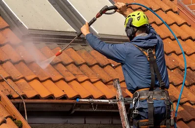 Démoussage et hydrofuge de toiture à Trédrez-Locquémeau